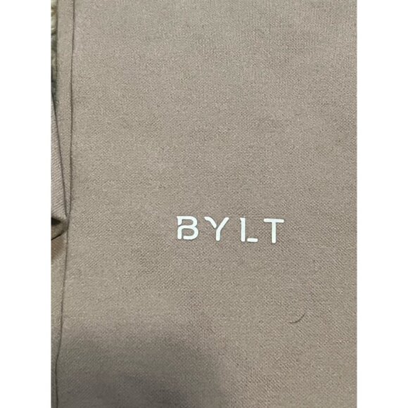 Bylt Premium Basics Sand Brown Elite Drop Cut Pullover Hoodie Size Medium EUC - Picture 2 of 5